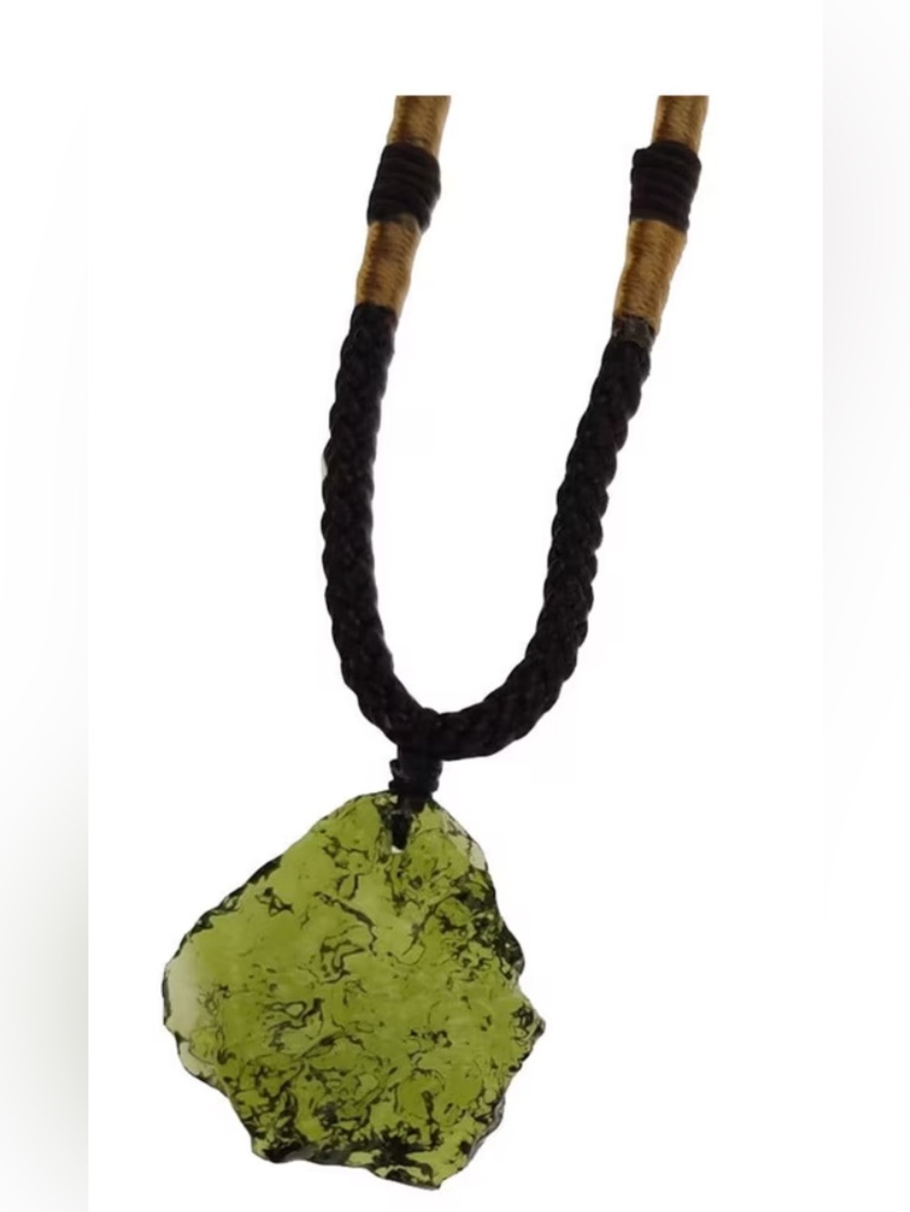 Green Pendant Necklace - Women Jewelry Moldavite